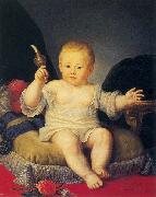 Portrait of Alexander Pawlowitsch as a boy Jean Louis Voille